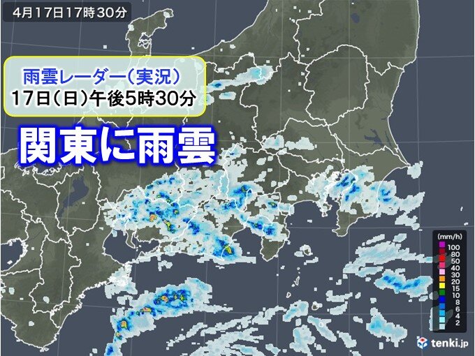 雨雲迫る空に「天使の梯子」今夜の関東は広い範囲で雨 あす18日朝は濃霧に注意(気象予報士 日直主任 2022年04月17日) - 日本気象協会  tenki.jp