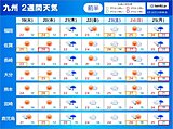 九州　「2週間天気」　すがすがしい晴天を有効に　来週前半は前線北上