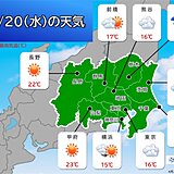 20日「穀雨」　関東は午後も冷たい雨　上着と傘は忘れずに