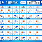 東北2週間天気　ゴールデンウィーク初日は峠道で積雪のおそれ