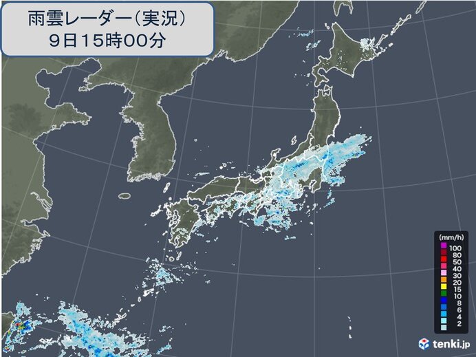 四国から福島県に雨雲　帰宅時間帯も雨具が必要に　雨いつまで