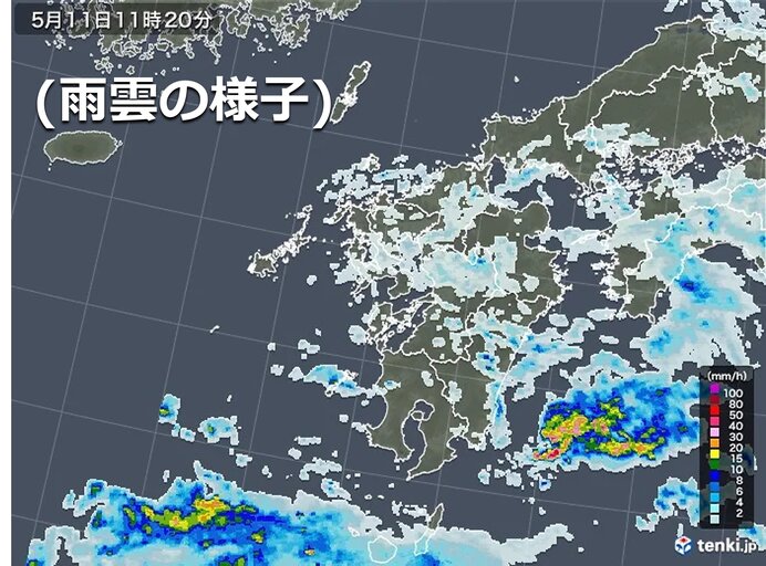 11日午後は天気小康