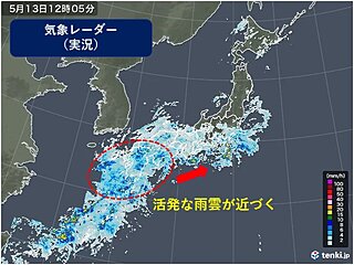 関西　大雨のピークは夜間に