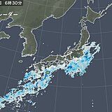 太平洋側に雨雲　千葉県沿岸部でやや強い雨　夜にかけて傘が手放せない所も