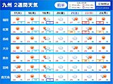九州　2週間天気　梅雨入り前の晴天を有効に