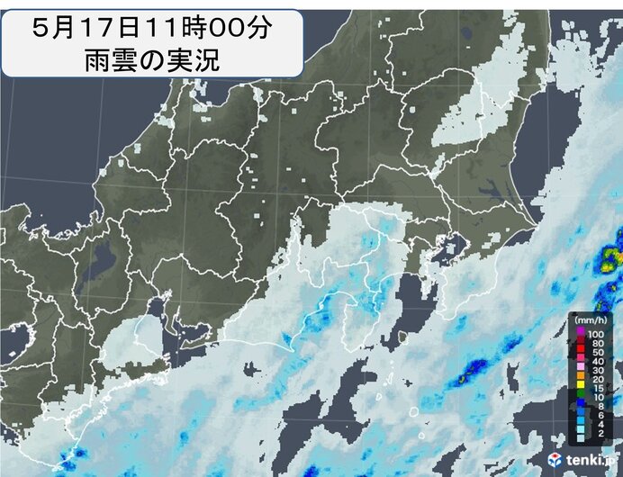 関東　所々で雨　ランチタイムの外出など折り畳み傘があると安心