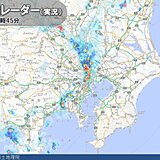 東京都心　1時間に20ミリ以上の土砂降りの雨　いったん雨が止んでも油断禁物