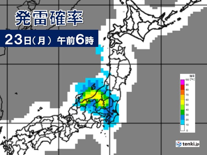 あす23日 関東など朝の通勤時間帯に雨や雷雨の可能性 西日本は晴れて真夏日も(気象予報士 佐藤 匠 2022年05月22日) - tenki.jp