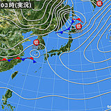 19日　広く雨　強風や高波に注意