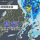 関東　局地的に激しい雨を観測　都心など雨のピークは?