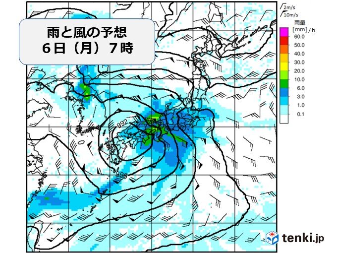 1週目(6日～12日):大雨と低温に注意