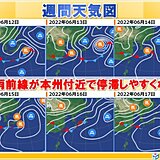 四国　2週間天気　そろそろ梅雨入り　雨への備えを