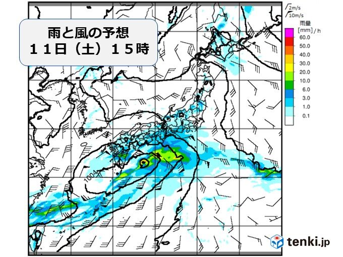 きょう11日　西日本と東日本は雨や雷雨　北日本も午後は天気の急変に注意