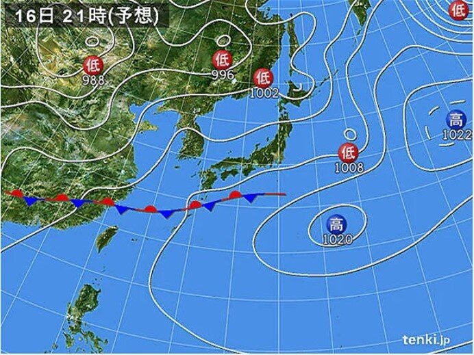 梅雨の晴れ間　でも天気急変に注意