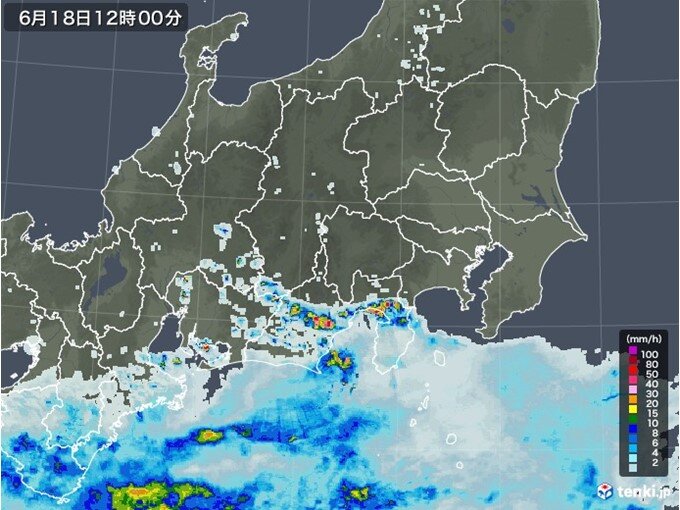 関東に雨雲接近中　午後は広く雨　夜は南部で激しい雨も