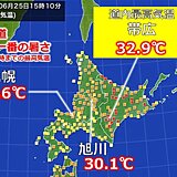 北海道　明日も厳しい暑さ!