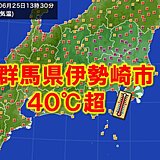 群馬県伊勢崎市で40℃超　6月とは思えない危険な暑さ　できる限りの熱中症対策を