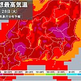 関東　きょうも猛烈な暑さ続く　適切に冷房を　午後は非常に激しい雨に注意