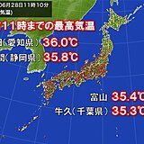 九州北部～近畿で梅雨明け　午前中から猛暑日など危険な暑さ　万全な熱中症対策を