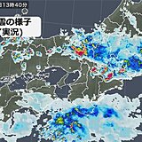 京都府京丹波町南部付近で約100ミリ　「記録的短時間大雨情報」