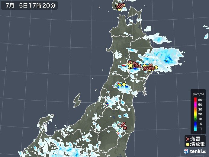 元台風4号　離れた東北でも大雨警戒　週末にかけて影響続く