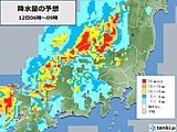 北陸　12日(火)は午前中を中心に再び短時間の大雨に警戒　通勤や通学は要注意