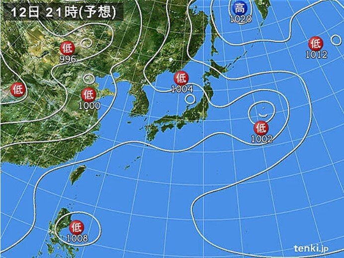 局地的に大雨　滝のような雨も