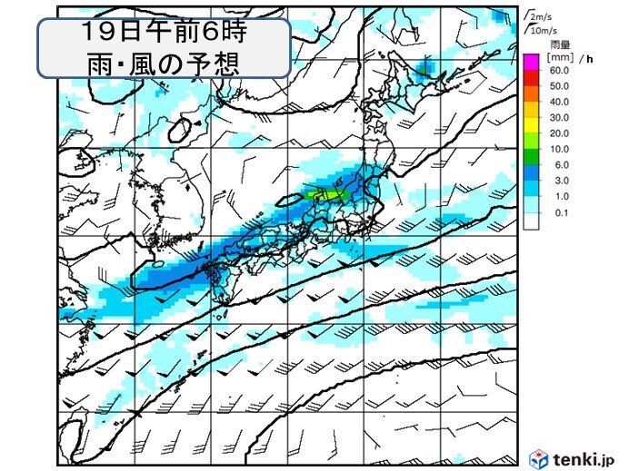 連休最終日～連休明け　梅雨末期のような気圧配置