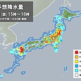 15日の天気　九州から東北　梅雨末期のような大雨に警戒　局地的に非常に激しい雨