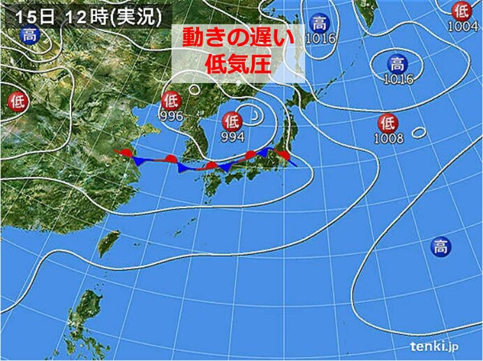 大雨の原因は?