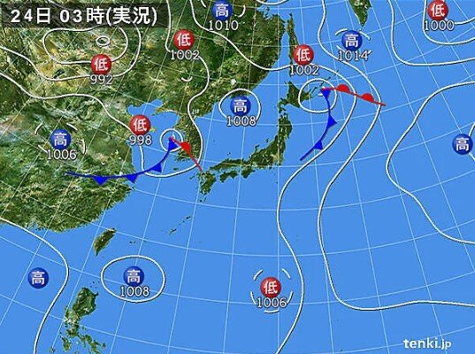 各地の天気　北海道や東北は回復傾向　九州は所々で雨や雷雨