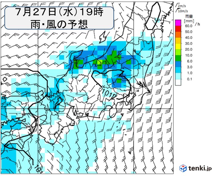 関東　週半ば頃は広く雨　強雨も　不快な蒸し暑さが続く