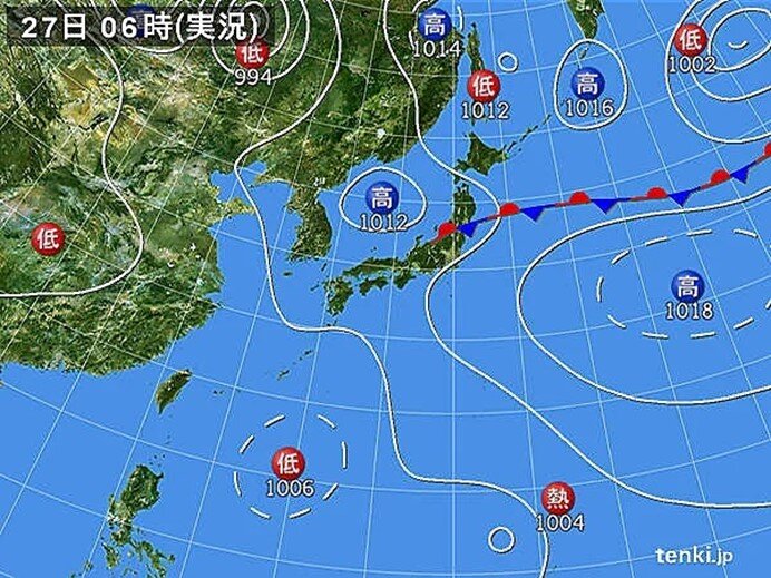 3時間降水量　東海や甲信で7月として1位の値