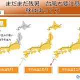 台風は?　暑さは?　3か月予報