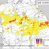 秋田県大館市など浸水害の危険高い　東北北部は命に危険が及ぶ土砂災害の発生に警戒