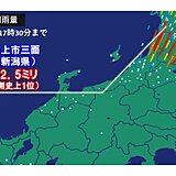 新潟下越地方で線状降水帯による集中豪雨　あす4日(木)は北陸三県でも大雨に警戒