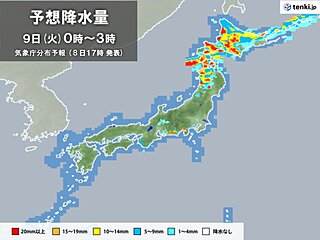 北日本　10日にかけて「滝のような雨」の所も　前線が1週間程度停滞　大雨の特徴は
