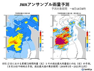東北北部や北海道南部　すでに記録的雨量も雨が続く　さらなる大雨の恐れ