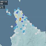 北海道で震度5強の地震　津波の心配なし