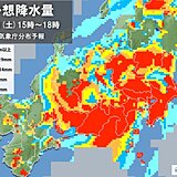 関東　きょう夕方から夜にかけて滝のような雨　風も強まる　午前中に台風への備えを