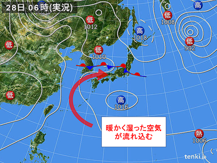 近畿地方　急な雷雨に注意