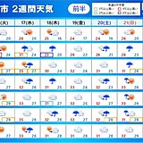 2週間天気　北海道～北陸はあす16日にかけて大雨　関東以西はお盆明けも厳しい残暑