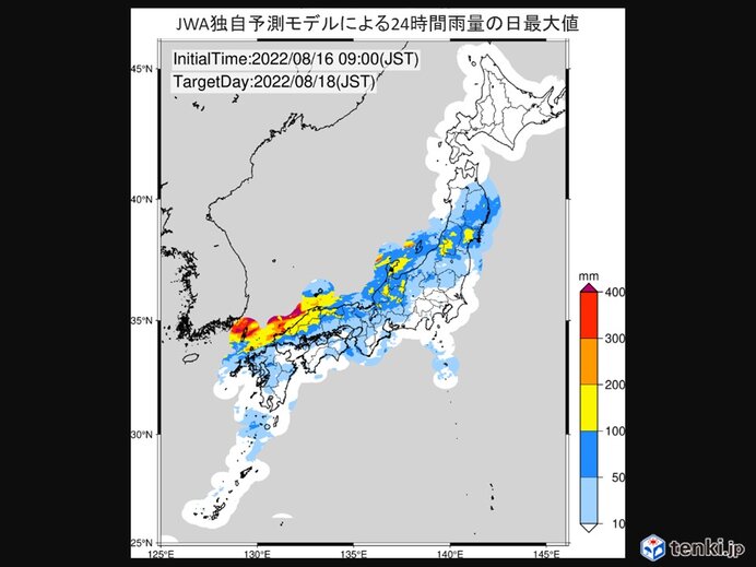北日本で記録的な大雨　次第に強雨エリア南下　東・西日本でも日本海側を中心に大雨