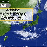 空気カラカラ　最小湿度　長野県軽井沢町で28パーセント　30パーセント台も続出