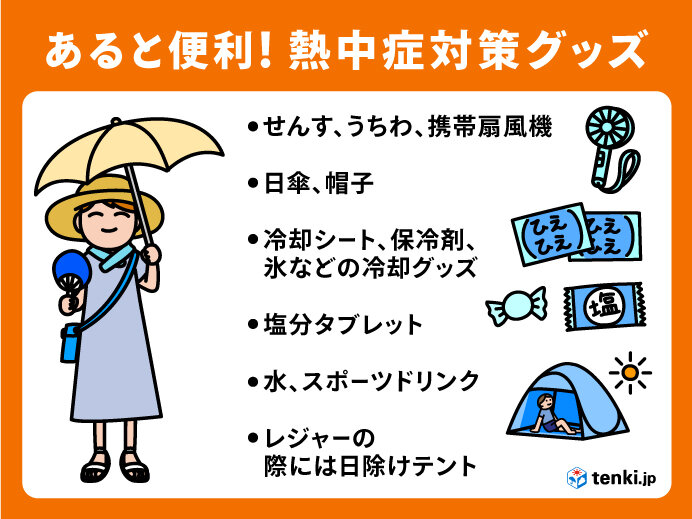 熱中症対策グッズ