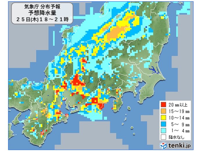 東海地方 今夜にかけて短時間強雨に注意 8月最後の週末は晴れ間あり 気象予報士 寺田 サキ 22年08月25日 日本気象協会 Tenki Jp