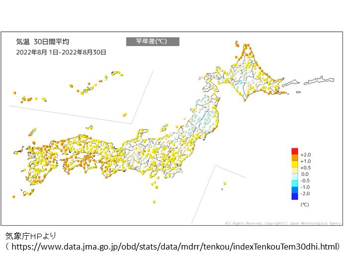 沖縄で日最低気温30℃以上　観測史上初　8月は例年より暑かった地域も