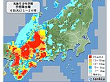 東海4県　今夜からあす午前にかけて局地的な大雨に注意・警戒