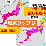 2日も極端な暑さないが、湿気タップリ