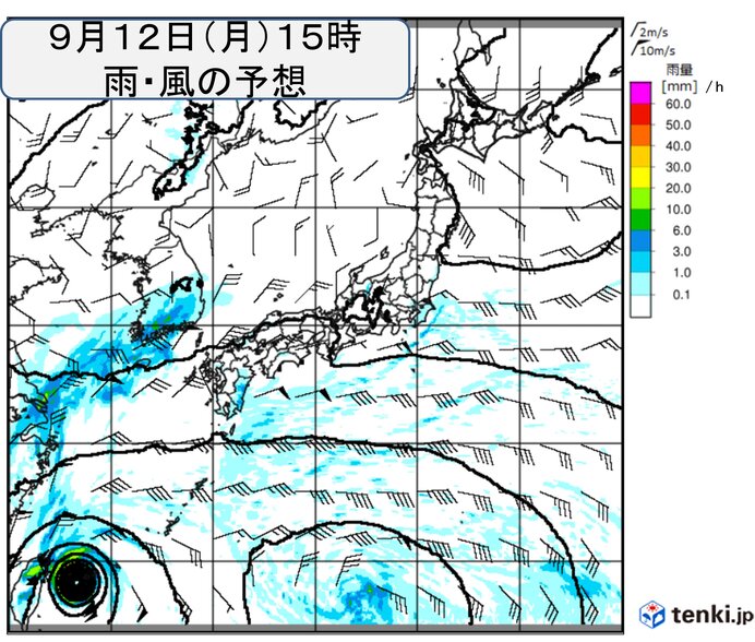 あす　台風12号が非常に強い勢力で先島諸島を直撃　九州～東海も激しい雨に注意